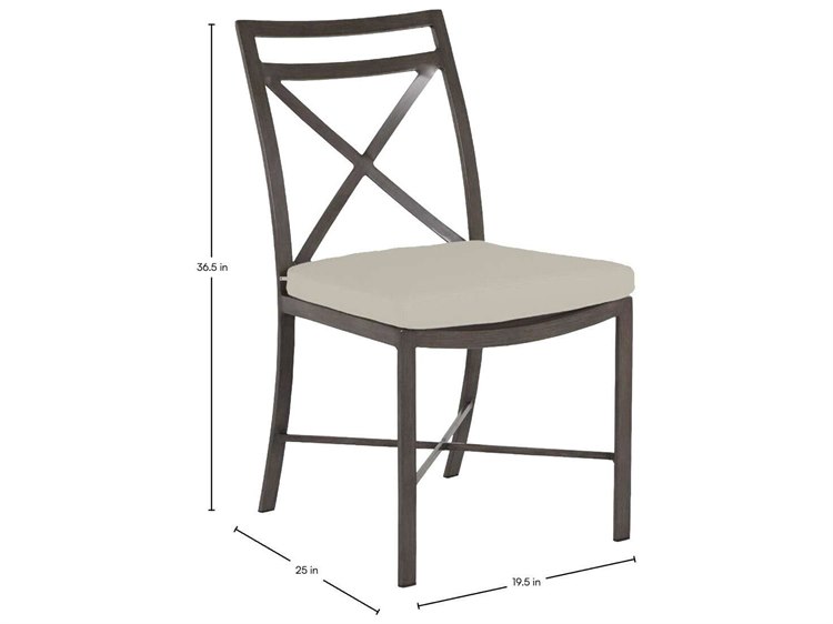 Summer Classics Monaco Wrought Aluminum Dining Chair 4