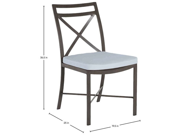 Summer Classics Monaco Wrought Aluminum Dining Chair 8