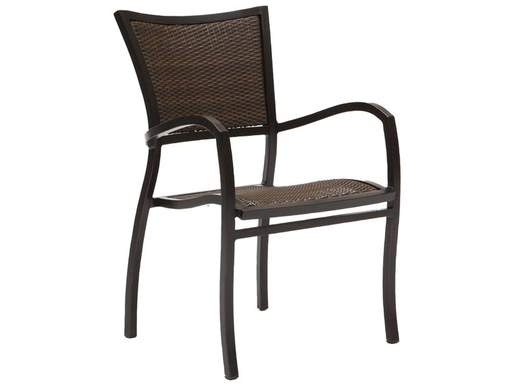 Summer Classics Aire Wicker Dining Arm Chair