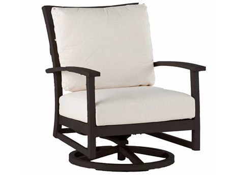 Summer Classics Charleston Aluminum Swivel Rocker Lounge Chair