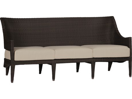 Summer Classics Athena Wicker Sofa with Cushion
