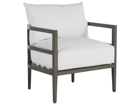 Summer Classics Santa Barbara Aluminum Slate Grey Lounge Chair