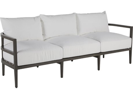 Summer Classics Santa Barbara Aluminum Slate Grey Sofa