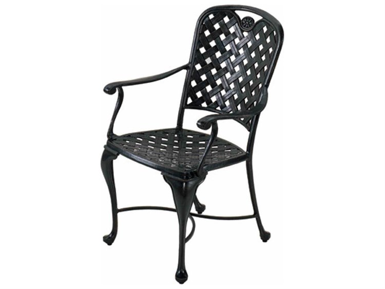 Summer Classics Provance Cast Aluminum Outdoor Patio Dining Arm Chair