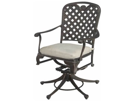 Summer Classics Provance Cast Aluminum Swivel Rocker Dining Arm Chair