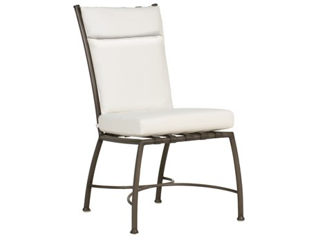 Summer Classics Majorca Aluminum Slate Grey Dining Arm Chair with Cushion