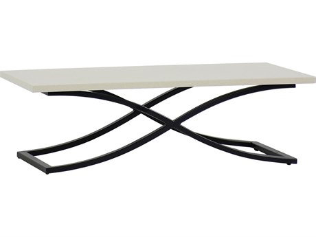 Summer Classics Marco Aluminum 52''W x 26''D Rectangular Coffee Table