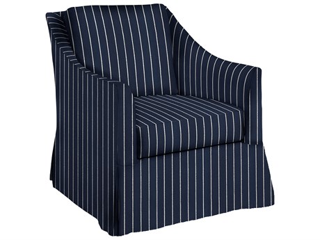 Summer Classics Baldwin Outdoor Lounge Chair in Sailor Stripe Indigo