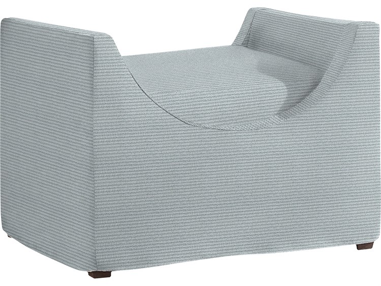 Summer Classics Gayle Outdoor Bench in Washboard Linen