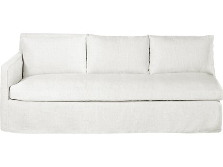 Summer Classics Nora Outdoor Right Arm Facing Sofa in Linen Snow