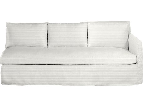 Summer Classics Nora Outdoor Left Arm Facing Sofa in Washboard Snow