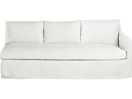 Summer Classics Nora Outdoor Left Arm Facing Sofa in Linen Snow