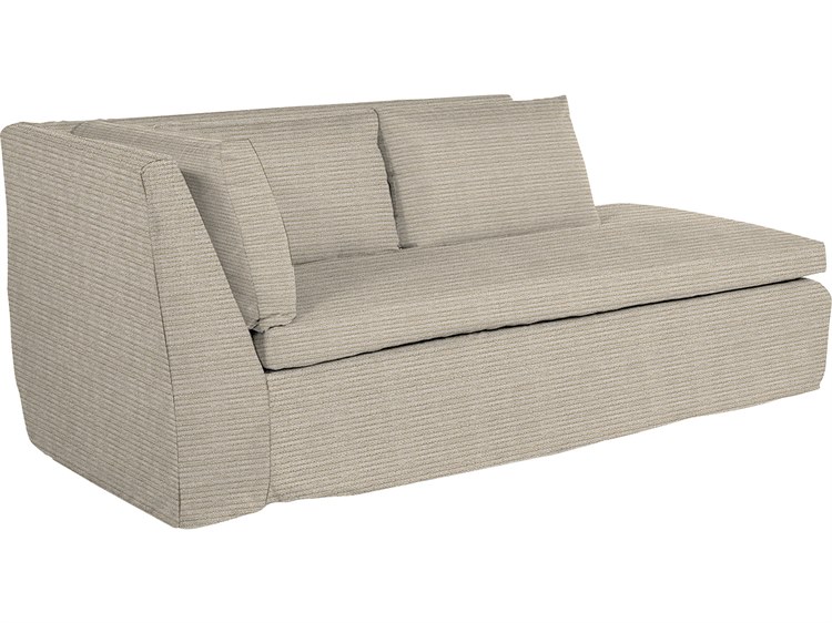 Summer Classics Nora Outdoor Left Arm Facing Chaise in Washboard Mist