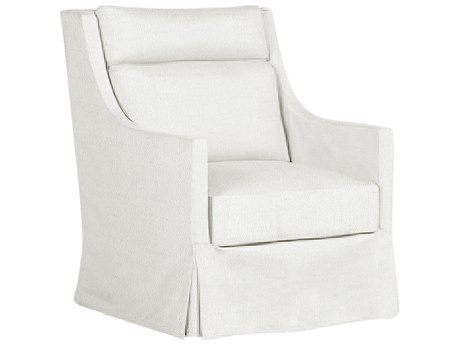 Summer Classics Shelby Outdoor Swivel Lounge Chair in Linen Snow