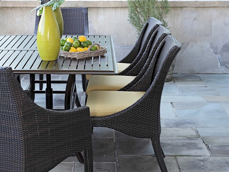 Summer Classics Athena Wicker Outdoor Patio Dining Set