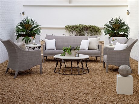 Summer Classics Athena Plus Woven Wicker Cushion Lounge Set