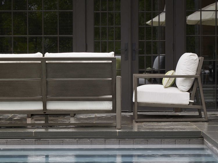 Summer Classics Avondale Aluminum Outdoor Sofa with Cushion SUM3404