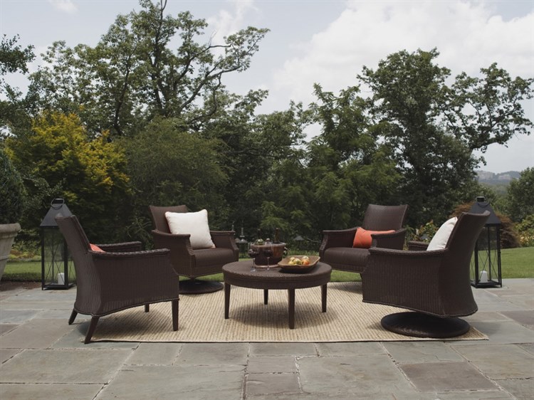 Summer Classics Bentley Wicker Cushion Patio Lounge Set