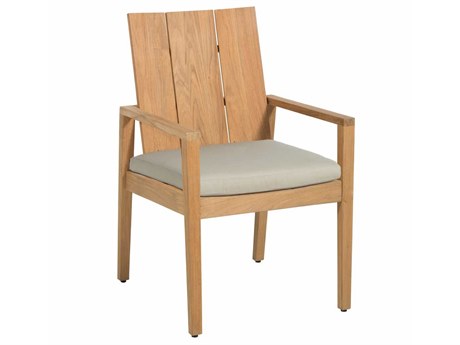 Summer Classics Ashland Teak Dining Arm Chair Seat Replacement Cushions