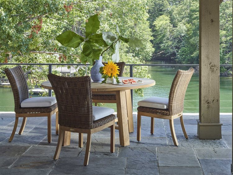Summer Classics Montauk Wicker Outdoor Patio Dining Set