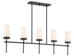 Meyda 12-Light Black Glass Empire Island Pendant | MY189726
