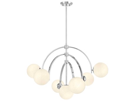 Savoy House Marias 7-Light Polished Chrome Globe Chandelier