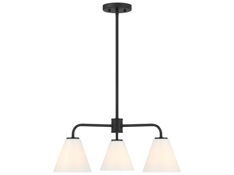 Savoy House Blair 3-Light Matte Black Chandelier