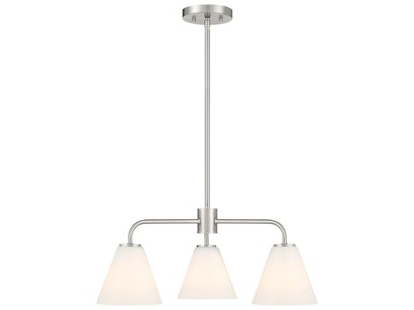 Savoy House Blair 3-Light Satin Nickel Chandelier