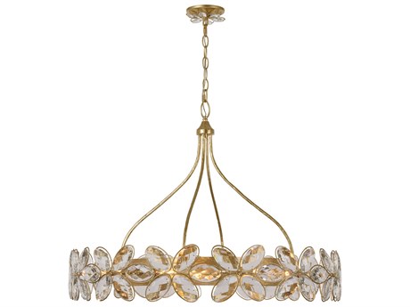 Savoy House Marbella 14-Light Gold Shimmer Round Chandelier