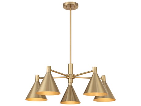 Savoy House Pharos 5-Light Noble Brass Chandelier