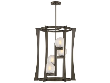 Savoy House Darien 4-Light Mediterranean Bronze Globe Tiered Pendant