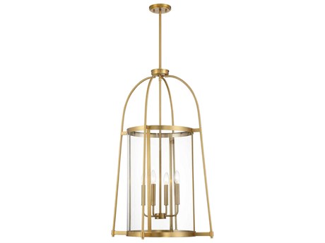 Savoy House Rosedale 4-Light Warm Brass Pendant