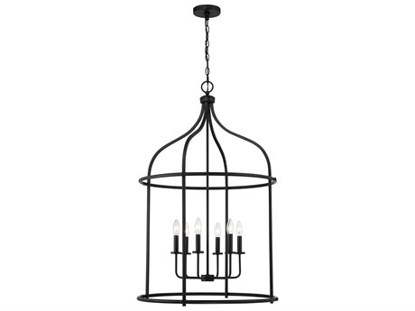 Savoy House Brookstone 6-Light Matte Black Pendant