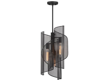 Savoy House Hillbourne 3-Light Matte Black Cylinder Pendant