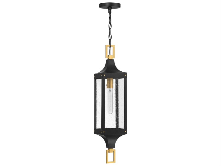 Savoy House Glendale 1-Light Outdoor Hanging Light Matte Black 2