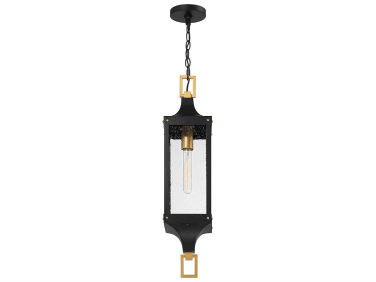 Savoy House Glendale 1-Light Outdoor Hanging Light Matte Black 4