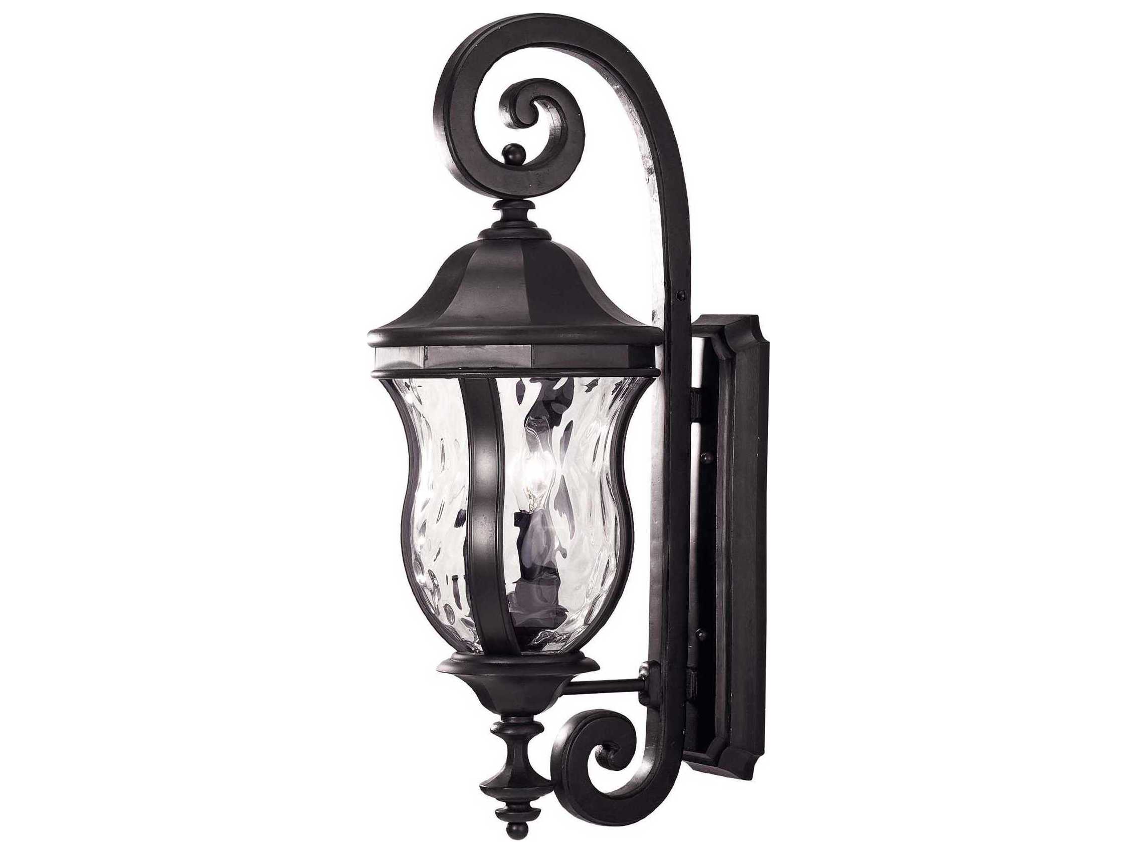Savoy House Monticello 3 Light Outdoor Wall Light SV5300BK