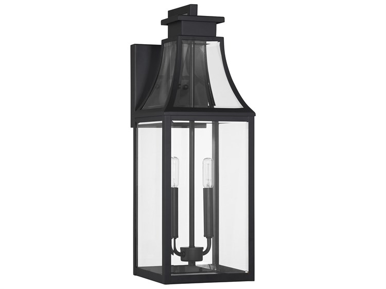 Savoy House Emery 2-Light Outdoor Wall Light Matte Black 2