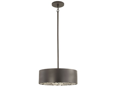 Savoy House Azores 4-Light Black Cashmere Crystal Drum Pendant