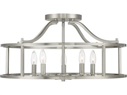 Meyda 3-Light Bronze Semi Flush Mount | MY178530