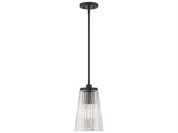 Meyda Ferro 1-Light Rustic Iron Brown Geometric Mini Pendant