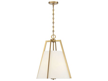 Savoy House Mansfield 3-Light Warm Brass Pendant