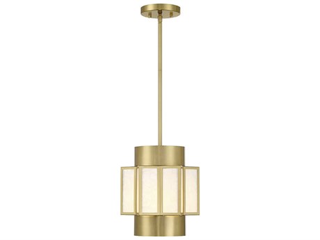 Savoy House Gideon 3-Light Warm Brass Cylinder Pendant