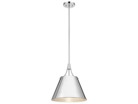 Savoy House Willis 1-Light Polished Nickel Chrome Empire Pendant
