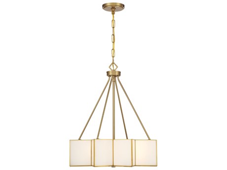 Savoy House Reiling 3-Light Warm Brass Pendant