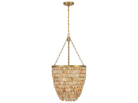 Savoy House Catalan 4-Light Warm Brass Pendant