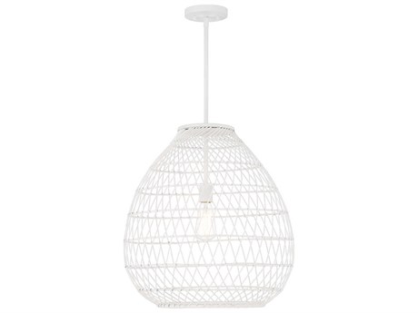 Savoy House Maya 1-Light Bisque White Pendant