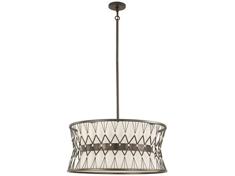 Savoy House Joliet 6-Light Rumba Bronze Drum Pendant