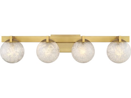 Savoy House Darien 4-Light Warm Brass Vanity Light