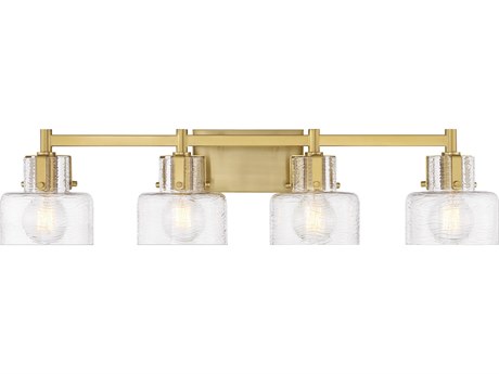 Savoy House Dover 4-Light Warm Brass Vanity Light